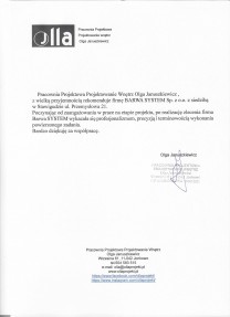 Pracownia Projektowa Projektowanie Wnętrz Olga Januszkiewicz